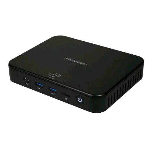 MEDIACOM M-MP102 MINI PC CELERON N4100 1.1GHz RAM 4GB-eMMC 64GB-