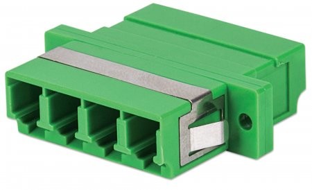 Intellinet 760591 adattatore di fibra ottica LC/APC Verde