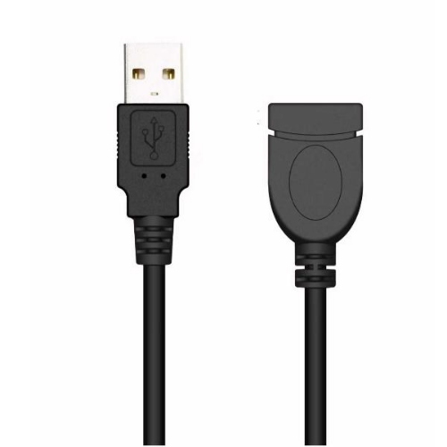 NILOX CAVO PROLUNGA DA USB-A 2.0 MASCHIO A USB-A FEMMINA 1.8 MT NERO