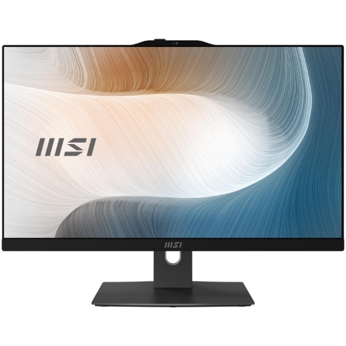 MSI MODERN AM242TP 1M-2277EU ALL IN ONE 23.8 TOUCH SCREEN INTEL CORE 5 120U RAM 16GB-SSD 512GB NVMe-INTEL UHD GRAPHICS-WI-FI 6E + GIGABIT LAN-WEB CAM ALTOPARLANTI-TASTIERA MOUSE-WIN 11 PROF NERO