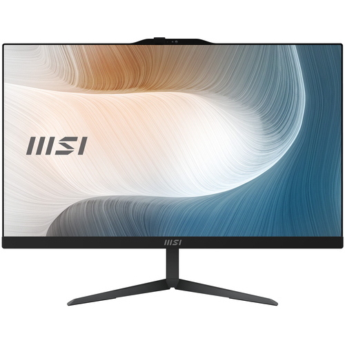 MSI MODERN AM242 1M-1221EU ALL IN ONE 23.8 INTEL CORE 3 100U RAM 8GB-SSD 256GB NVMe-INTEL GRAPHICS-WI-FI 6E + GIGABIT LAN-WIN 11 PROF NERO (AM2421M1221EU)