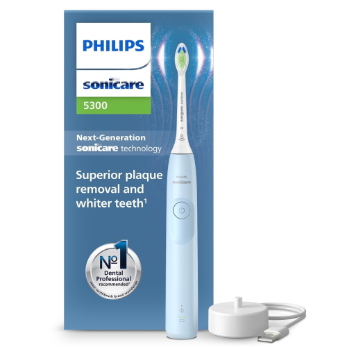 PHILIPS SONICARE 5300 NEXT GENERATION SPAZZOLINO DA DENTI ELETTRICO RICARICABILE CELESTE