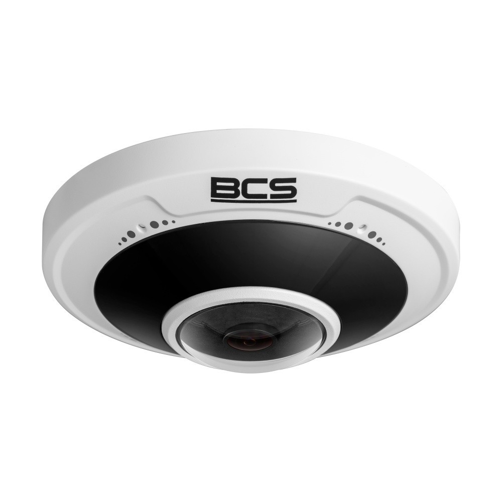 BCS BCS-P-FIP512FR1-Ai2 Telecamera IP 12MP Fisheye con IR 15m e