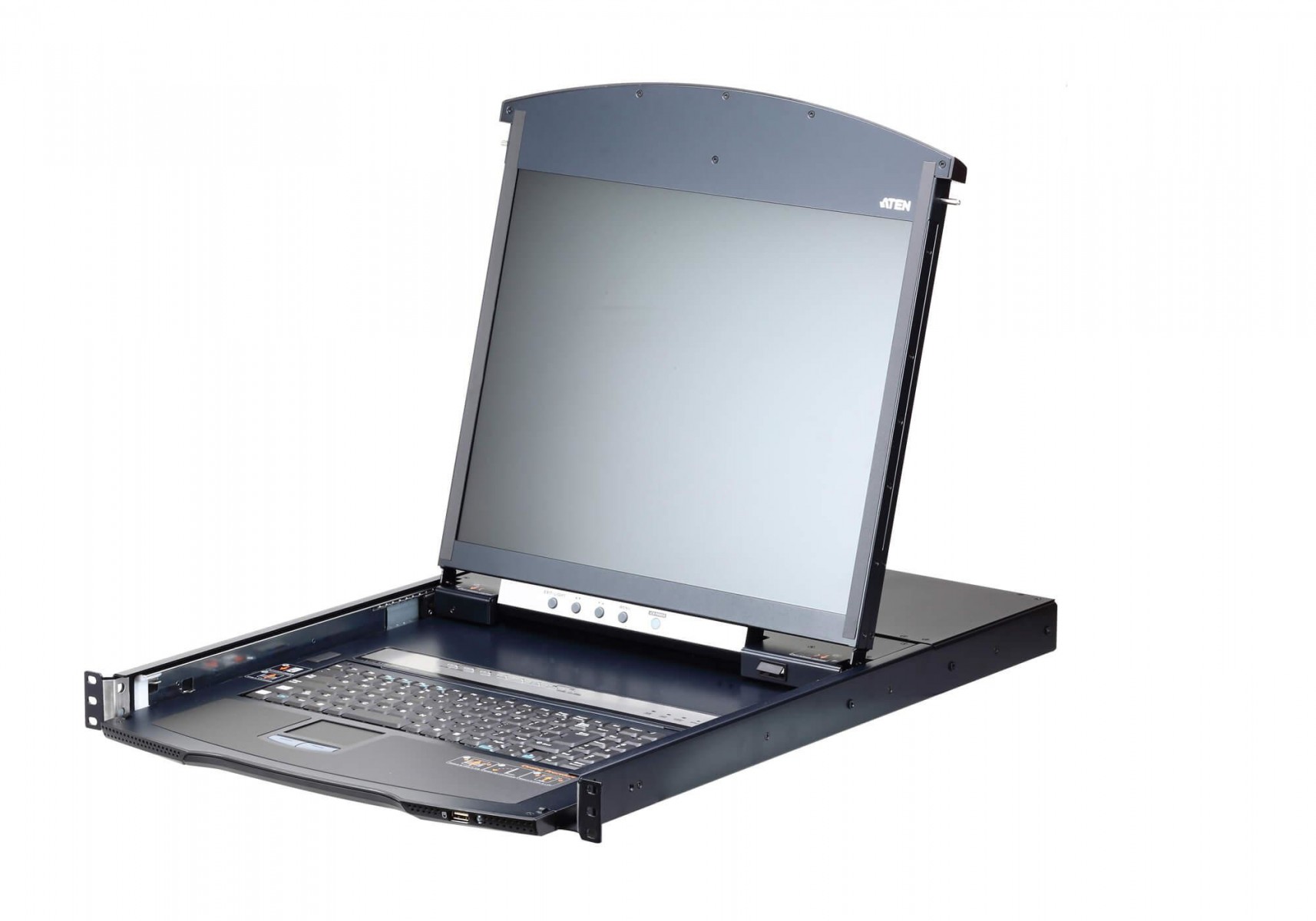 Aten KL1108VN-AXA-DNG 8-Port Cat 5 Doppio Rail 19" LCD KVM