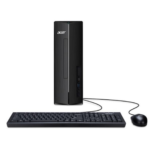 ACER ASPIRE XC-1725_BARR SFF AMD RYZEN 5 7430U RAM 16GB-SSD 512GB NVMe-AMD RADEON GRAPHICS-WI-FI 6E + GIGABIT LAN-TASTIERA Copilot MOUSE-WIN 11 HOME NERO (DT.BV9ET.002)